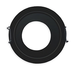 Inbouwframe MR11/GU10 MINI SPOT rond, zwart