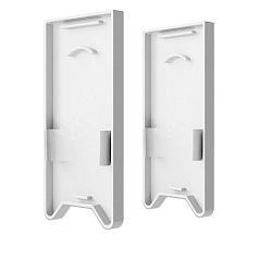 Eindkap EC 121 HALON 2 stuks, met omslag, wit