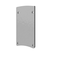 Eindkap EC 124 HALON met omslag, zilver
