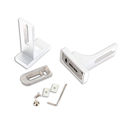wall holder 2 pcs., short, white