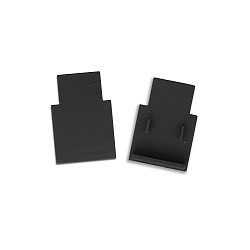 Eindkap TRACK48 FLAT H25 2 stuks, met omslag, zwart