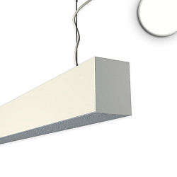 pendant luminaire PROLAMP30F 34W - 235.6CM ASYM 25� asymmetrical IP42, white dimmable