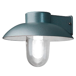 Wandarmatuur voor buitenshuis MANI E27 IP44, zilver, transparant