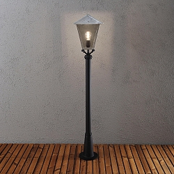 Padverlichting BENU E27 IP23, rookkleuren, staal