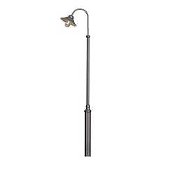 Lampkop VEGA E27 IP23, zwart, transparant