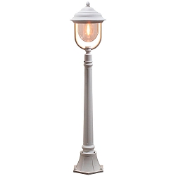 Padverlichting PARMA E27 IP43, transparant, wit