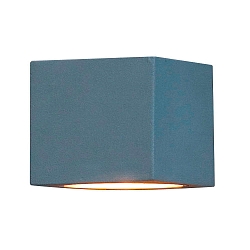Wandarmatuur voor buitenshuis MODENA up down G9 IP44, grijs, transparant