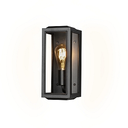 glass for CARPI E27 IP44, black dimmable