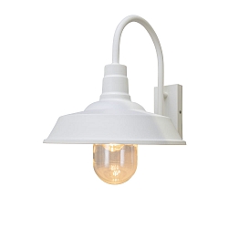 outdoor wall luminaire TRAPANI down, large, round E27 IP44, black dimmable