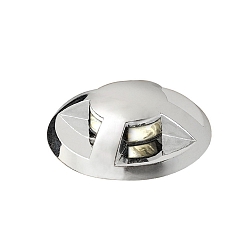 Vloerinbouwarmatuur ingebouwde versie, set van 6 IP44, chroom, transparant