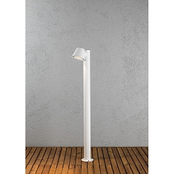 Padverlichting TRIESTE GU10 IP44, transparant, wit