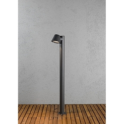 Padverlichting TRIESTE GU10 IP44, zwart, transparant