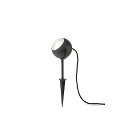 Armatuur met grondpen LECCA draaibaar IP44, zwart 