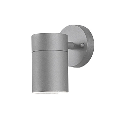 Wandarmatuur voor buitenshuis MODENA GU10 IP44, grijs, transparant