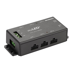 RGBW Distributor 6-fold, Plug & Play, black