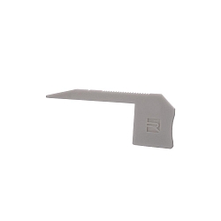Eindkap AL-01-10 2 stuks, grijs
