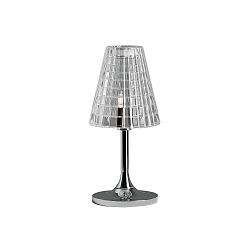 FLOW Table lamp 1XG9 crystal glasss clear