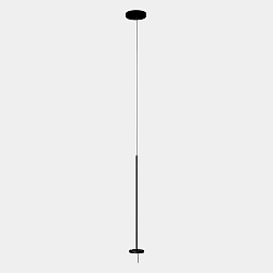 Pendelarmatuur INVISIBLE SINGLE ADJUSTABLE LED IP20, zwart dimbaar