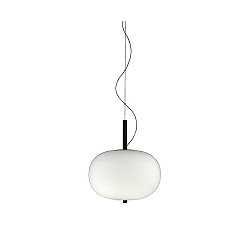 Pendelarmatuur ILARGI LED IP20, hout donker dimbaar