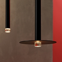 Pendelarmatuur CANDLE 1 LED IP20, zwart