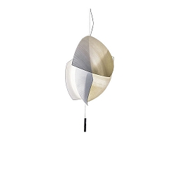 Pendelarmatuur VOILES SMALL LED IP20, chroom dimbaar