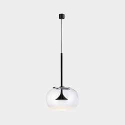 Pendelarmatuur ALIVE SINGLE LED IP20, zwart dimbaar
