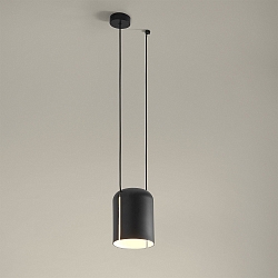 Pendelarmatuur ATTIC V E27 IP20, zwart