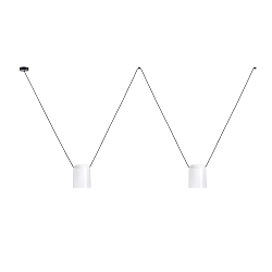 Pendelarmatuur ATTIC 2 2-vlams E27 IP20, wit