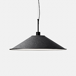 Pendelarmatuur SHOEMAKER LED voor BAP, DALI aanstuurbaar, instelbaar IP20, antraciet dimbaar