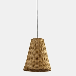 Pendelarmatuur CARIBE E27 IP20, bruin