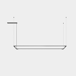 Pendelarmatuur TUBS MODULAR LED IP20, zwart dimbaar