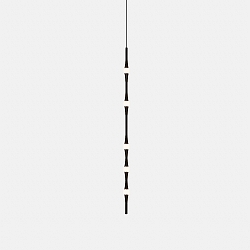 Pendelarmatuur DEW LED IP20, zwart dimbaar