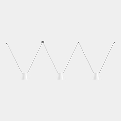 Pendelarmatuur ATTIC 3 3-vlams, conisch E27 IP20