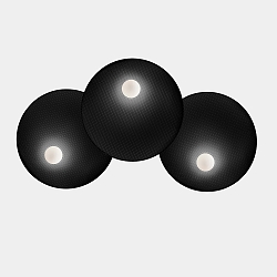 wall and ceiling luminaire TRIP TRIPLE E14 IP20