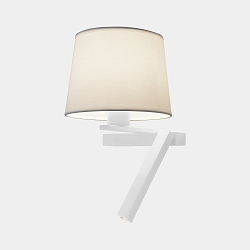 Wand- en plafondarmatuur HALL SLIM LED E27, scherm excl, wit