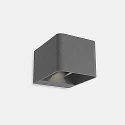 Wand- en plafondarmatuur WILSON SQUARE LED up down, instelbaar, on/off IP65, antraciet 