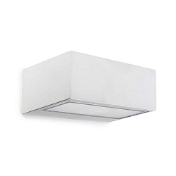 Wandarmatuur voor buitenshuis NEMESIS LED - 9x22CM up down, groot, schakelbaar IP65, wit 