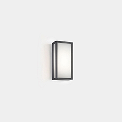outdoor wall luminaire SKAT MINI 200MM flat, impact resistant, on/off IP65, anthracite 