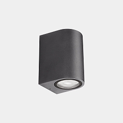 Wandarmatuur voor buitenshuis EKO SINGLE EMISSION GU10 down GU10 IP66, antraciet dimbaar