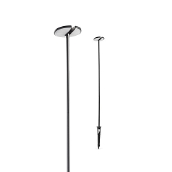 gorund spike luminaire INVISIBLE ADJUSTABLE with plug, adjustable, tiltable, on/off IP54, black 