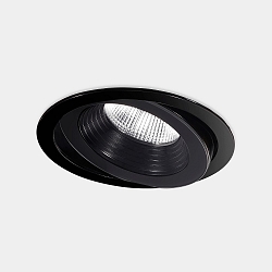 Plafondinbouwarmatuur DAKO ADJUSTABLE 200MM draaibaar, incl. netvoeding, schakelbaar IP66, zwart 