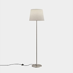 floor lamp METRICA E27, shade excl., nickel