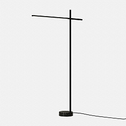 floor lamp TUBS LED, black dimmable