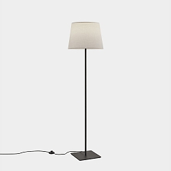 floor lamp METRICA SQUARE E27, shade excl., black