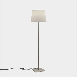 floor lamp METRICA SQUARE E27, shade excl., nickel