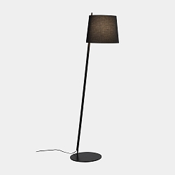 floor lamp CLIP E27, shade excl., black