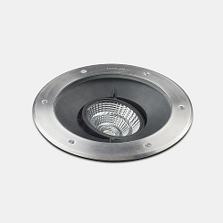 floor recessed luminaire GEA COB 185 adjustable, passable, on/off IP65