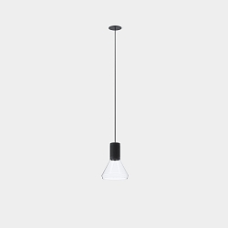 Pendelarmatuur IRIS PENJANT TRIM IP23, zwart
