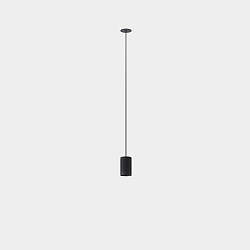 Pendelarmatuur IRIS PENJANT TRIMLESS IP20, zwart dimbaar