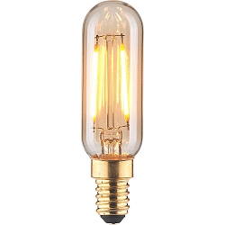 Filamentlamp T25 TUBE GOLD schakelbaar T25 helder E14 2,5W 180lm 1800K 320� CRI 80-89 